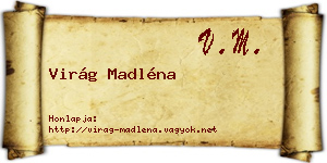 Virág Madléna névjegykártya